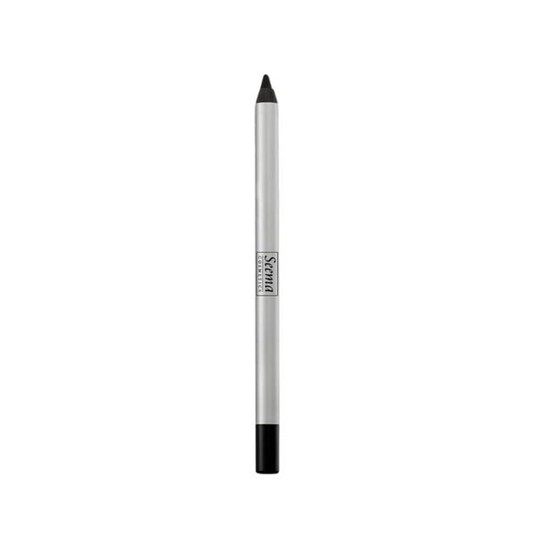 Seema Cosmetics Waterproof Eyeliner Pencil, Cream Formula, 01 Black
