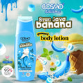 Cosmo Body Lotion Blue Java Banana Scent Shea Butter - 400ml