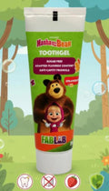 Kids Fluoride Toothpaste Strawberry Masha and the Bear Fab Lab 75ml