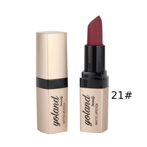 Yolande Beauty Matte Creamy Lipstick Vogue 21 3.8g