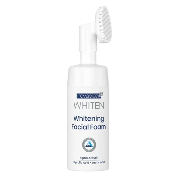 Facial Cleansing Foam Lactic Acid Whitening Face Wash Novaclear 100ml