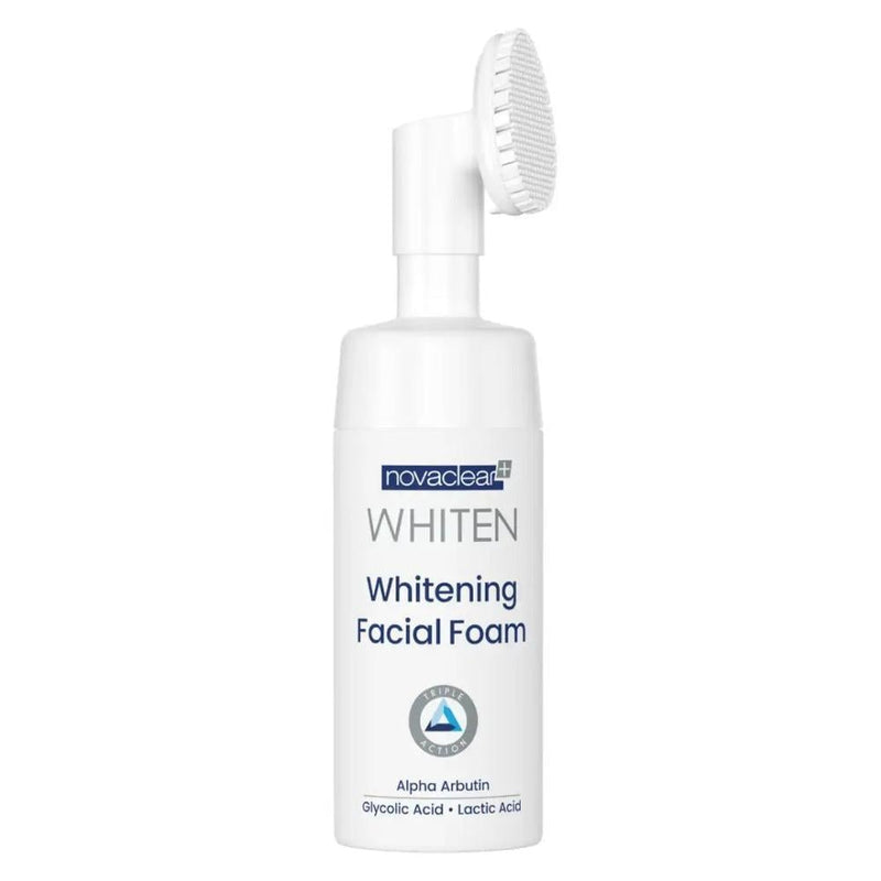 Facial Cleansing Foam Lactic Acid Whitening Face Wash Novaclear 100ml