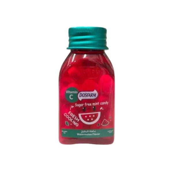 Vitamin Candies Sugar-Free Watermelon Flavored Refreshing Dosfarm 22g
