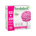 Scented Daily Panty Liners Softness Protection Fresh Days 72 Pieces