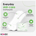 Kotex 100% Cotton Natural Daily Pads Regular Size - 84 Count