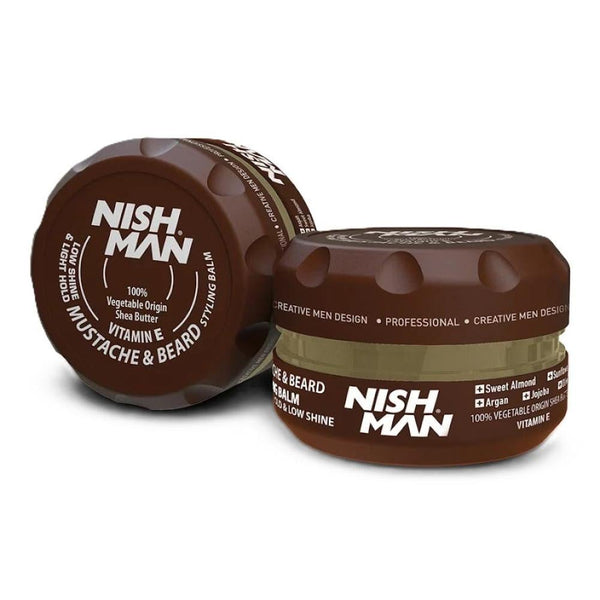 Beard Styling Balm Strong Hold Grooming Nishman 100ml