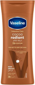 Vaseline Body Lotion Intensive Care Cocoa Radiant Hydrating Formula 200ml