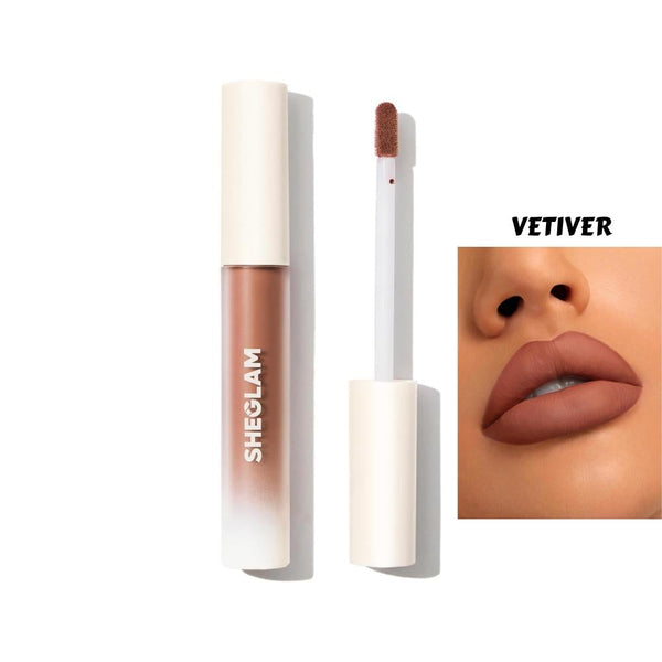 Sheglam Matte Liquid Lipstick, Long-Lasting, Sunflower Oil, 3.1g