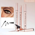 Castal Waterproof Liquid Eyeliner, Black, Fine Brush Tip, 12-Hour Wear