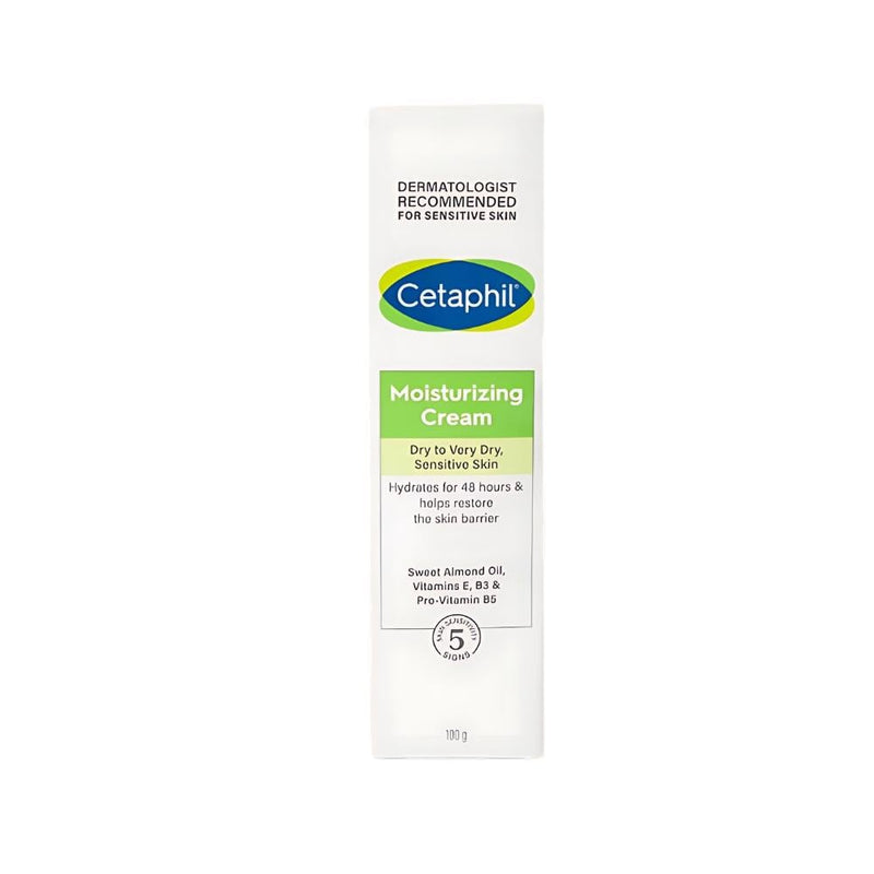 Cetaphil Moisturizing Cream for Dry Sensitive Skin, Face and Body, 100g