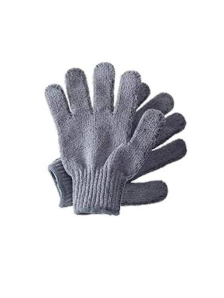 Spa System Exfoliating Bath Gloves for Soft, Glowing Skin