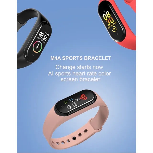 M4 Smart Band – Waterproof Fitness Tracker
