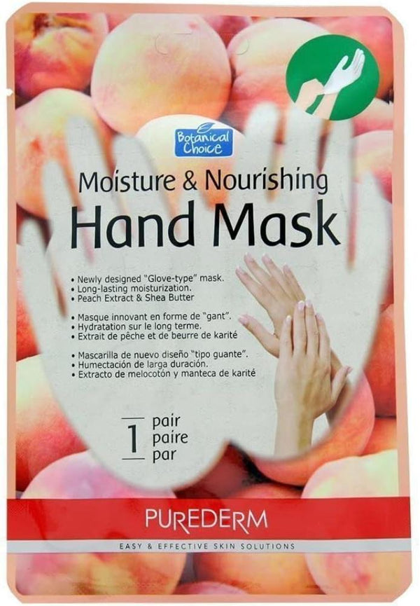 Moisturizing Hand Mask Glove Infused Shea Butter Purederm 1 Pair