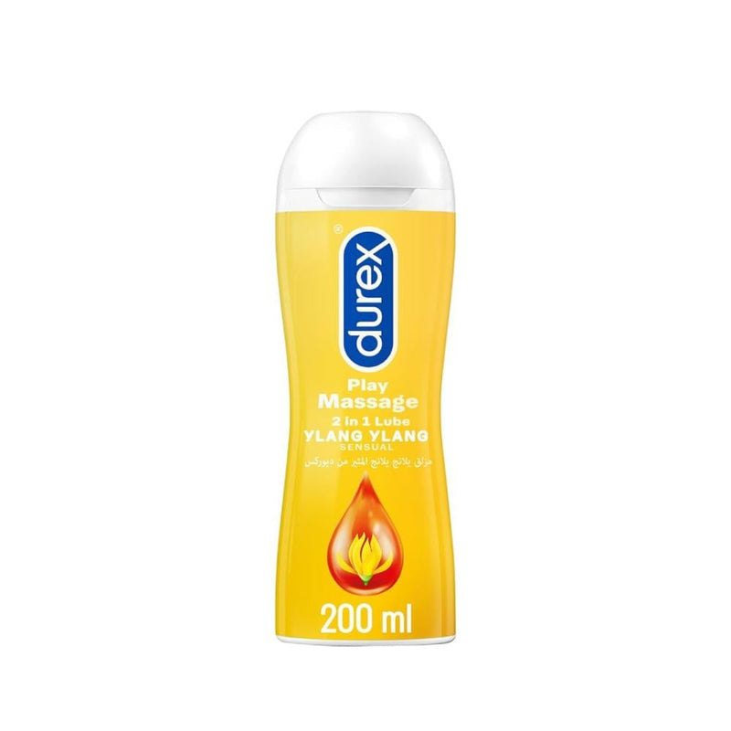 Durex Intimate Lubricant and Massage Gel with Ylang Ylang Extract, 200ml