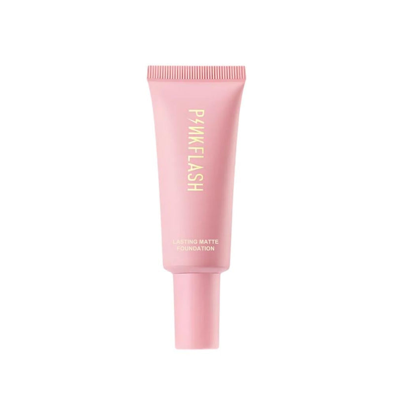 Pink Flash Matte Foundation Liquid Oil Control Warm Beige 03 Pink Flash