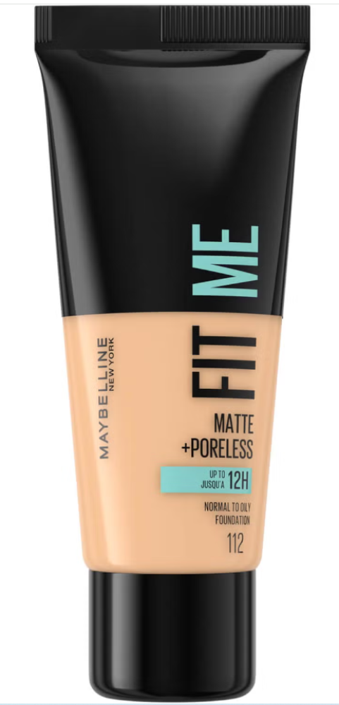Matte Foundation Poreless Soft Beige 112 Maybelline 30ml