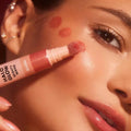 e.l.f. Halo Glow Blush Wand, Liquid Cheek Color, 2% Squalane, Yo Go Cocoa