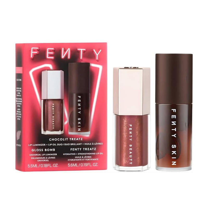 Fenty Beauty Lip Gloss Set Hydrating Chocolate Scent Fenty Beauty 2 Pieces