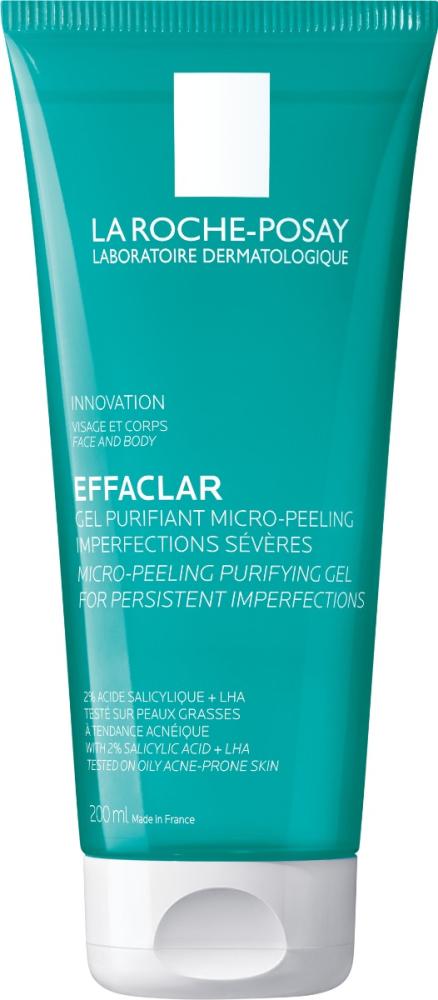 Purifying Gel Wash Effaclar Foaming Cleanser Zinc Pidolate La Roche Posay 200ml