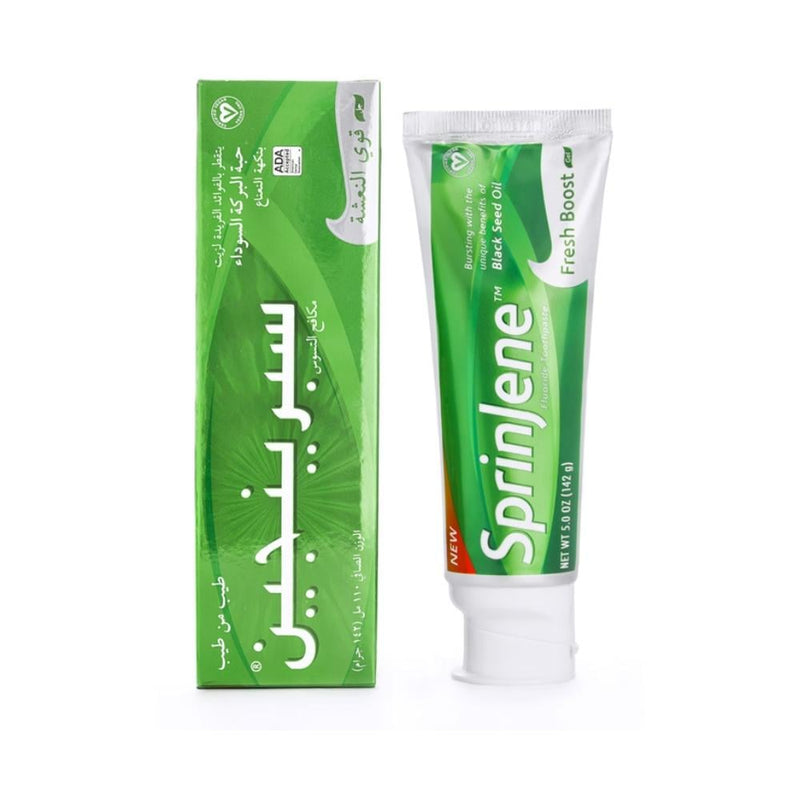 SprinJene Anticavity Toothpaste with Black Seed Oil and Fluoride, 142g