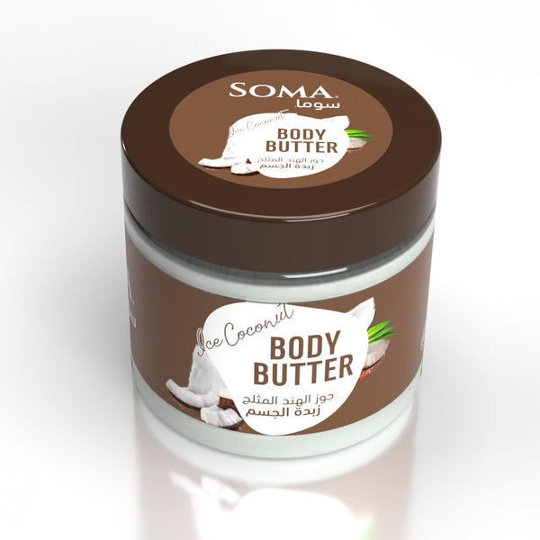 Coconut Body Butter Deep Hydration Tropical Scent Soma 350g