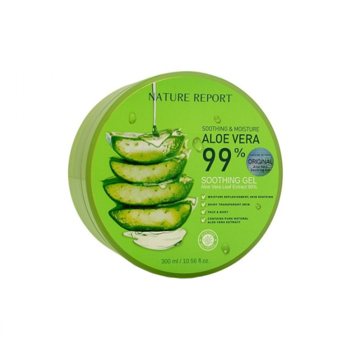 Nature Report Aloe Vera Gel Moisturizing Facial Cleanser 300 ml