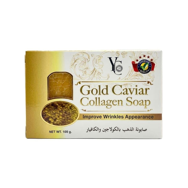 Gold Caviar & Collagen Nourishing Bar Soap for Sensitive Skin - YC 100g
