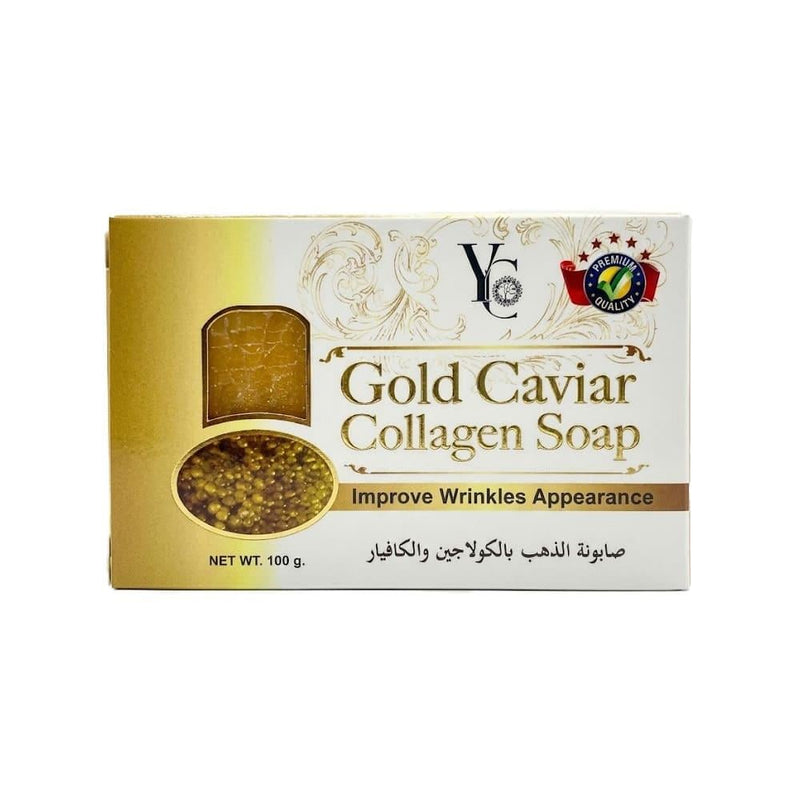 Gold Caviar & Collagen Nourishing Bar Soap for Sensitive Skin - YC 100g
