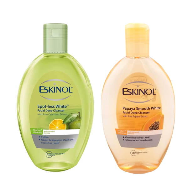 Eskinol Brightening and Deep Cleansing Set (Lemon and Papaya Extract)