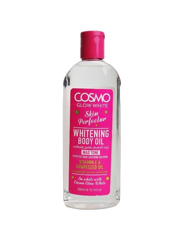 Cosmo Glow Brightening Body Oil - Alpha Arbutin, Niacinamide, Hyaluronic Acid, 300 ml