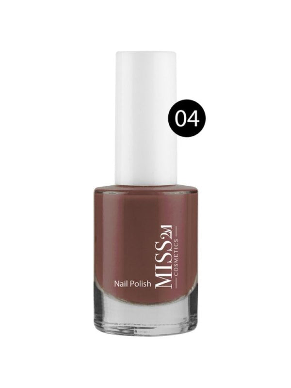 Miss 2M Nail Polish Shade 04 - Glossy Finish, 12ml