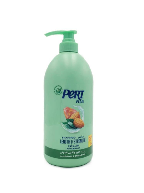 Pert Plus Length & Strength Shampoo - Almond & Prickly Pear Oil, 1000 ml