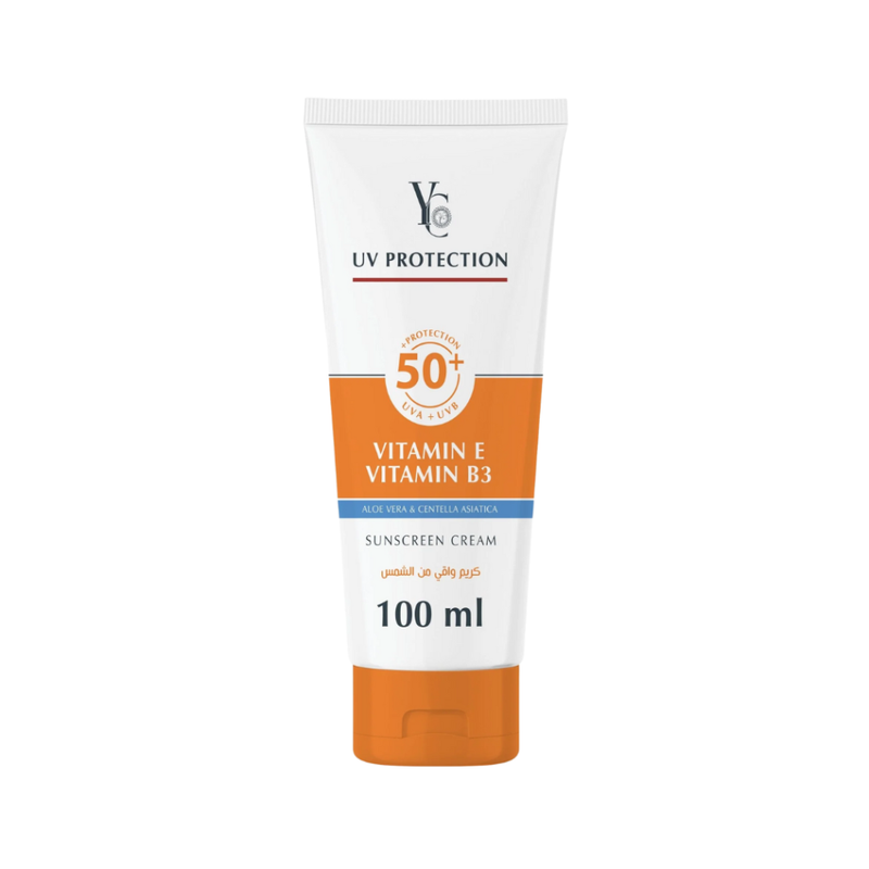 YC Sunscreen Cream SPF 50+ UVA UVB Protection 100ml