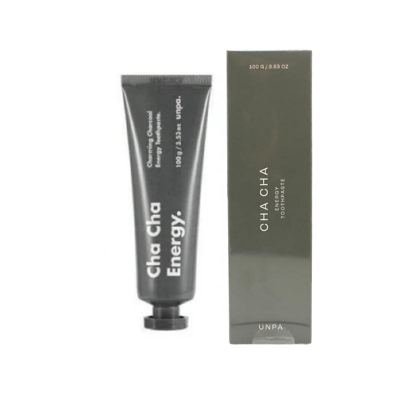 Unpa Cha Cha Charcoal Toothpaste for Teeth Whitening and Gum Care, 100g