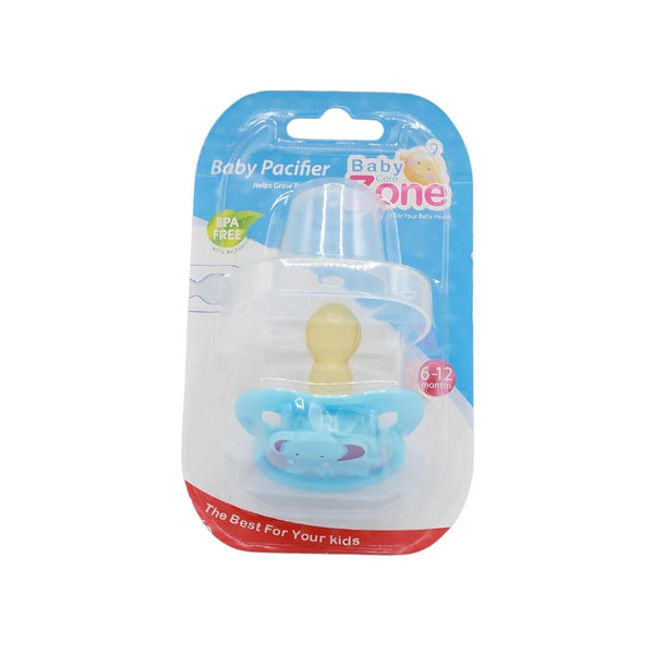 Baby Zone Silicone Pacifier Yellow Nipple BPA-Free Infant