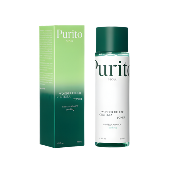 Purito Wonder Releaf Centella Toner, Soothing Facial Toner, 200 ml