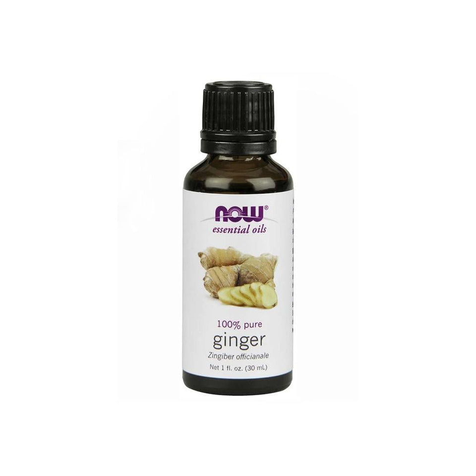 Now Foods Ginger Oil Essential Oil Spicy & Warm Aroma 30ml