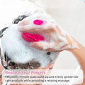 Allura Scalp Scrub and Massage Brush GNR-2186 with Shampoo Dispenser