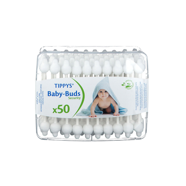 Pointed Cotton Swabs Baby Care Safety Tips Tippys 50 Pieces