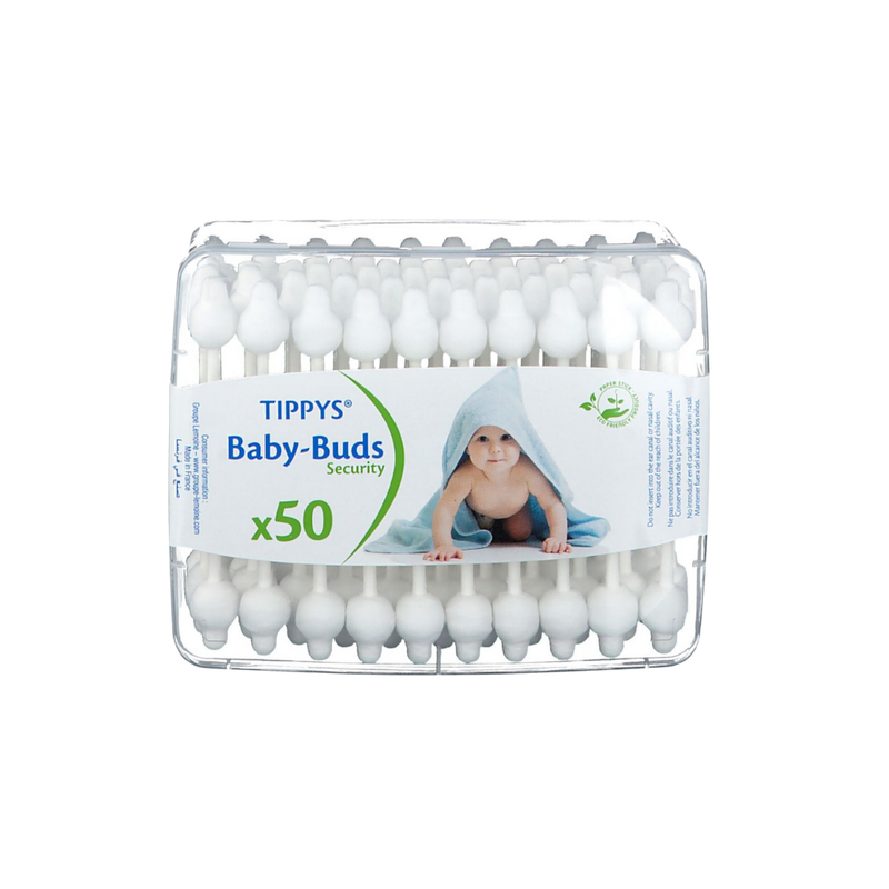Pointed Cotton Swabs Baby Care Safety Tips Tippys 50 Pieces