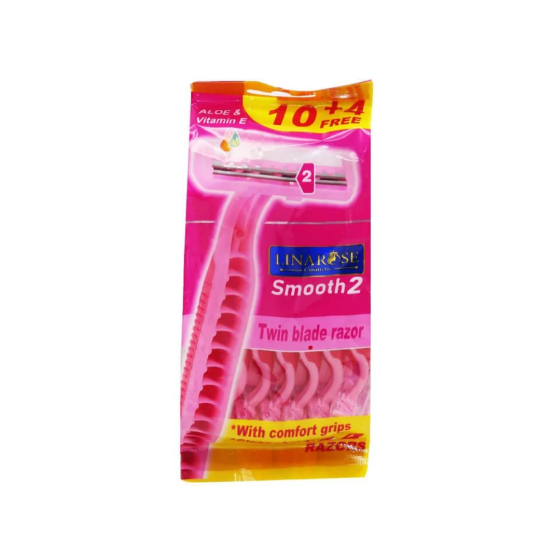 Double Edge Razor Blades Smooth 2 Grooming Kit LINAROSE 14 Count