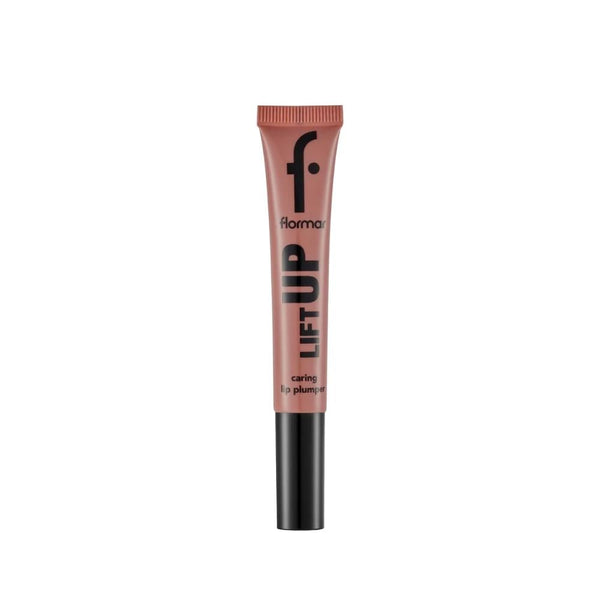 Flormar Lift Up Kerring Plumper Lip Gloss with Hyaluronic Acid, 001 Soft Pink