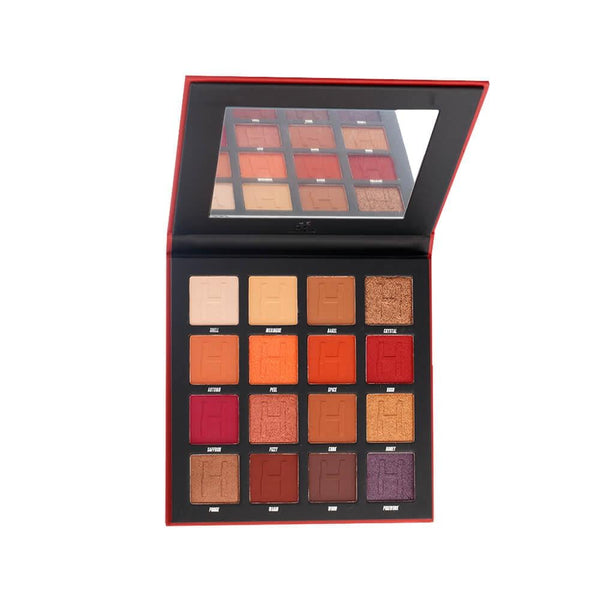 Best Matte Eyeshadow Palette 16 Colors Fiery Harmony 16ct