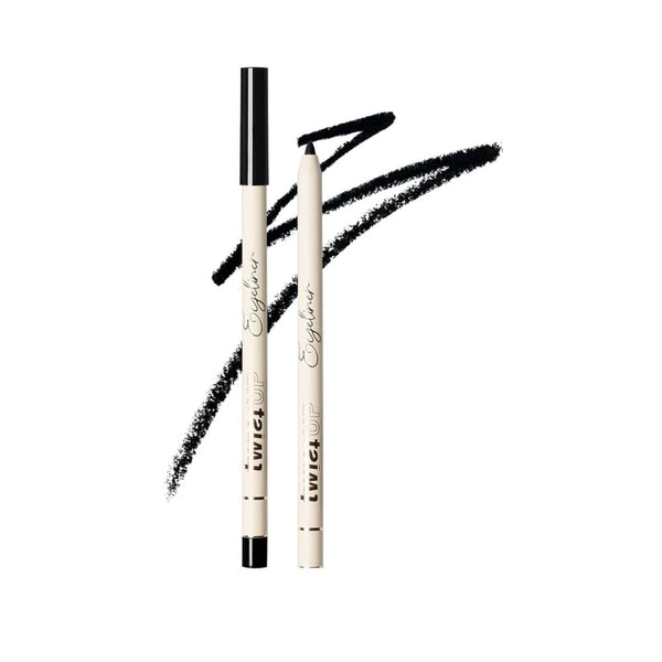 Character Twist Up Eyeliner Pencil Waterproof Black TWE001