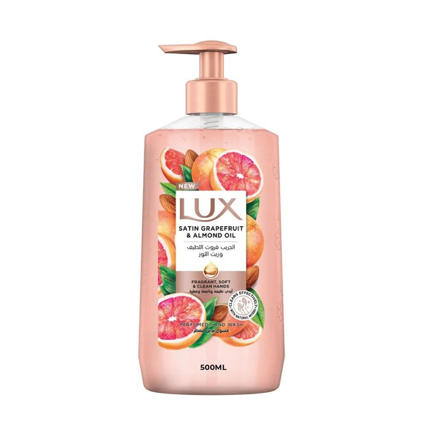 Buy Liquid Hand Wash Satin Grapefruit & Almond Oil Refreshing Lux 500ml