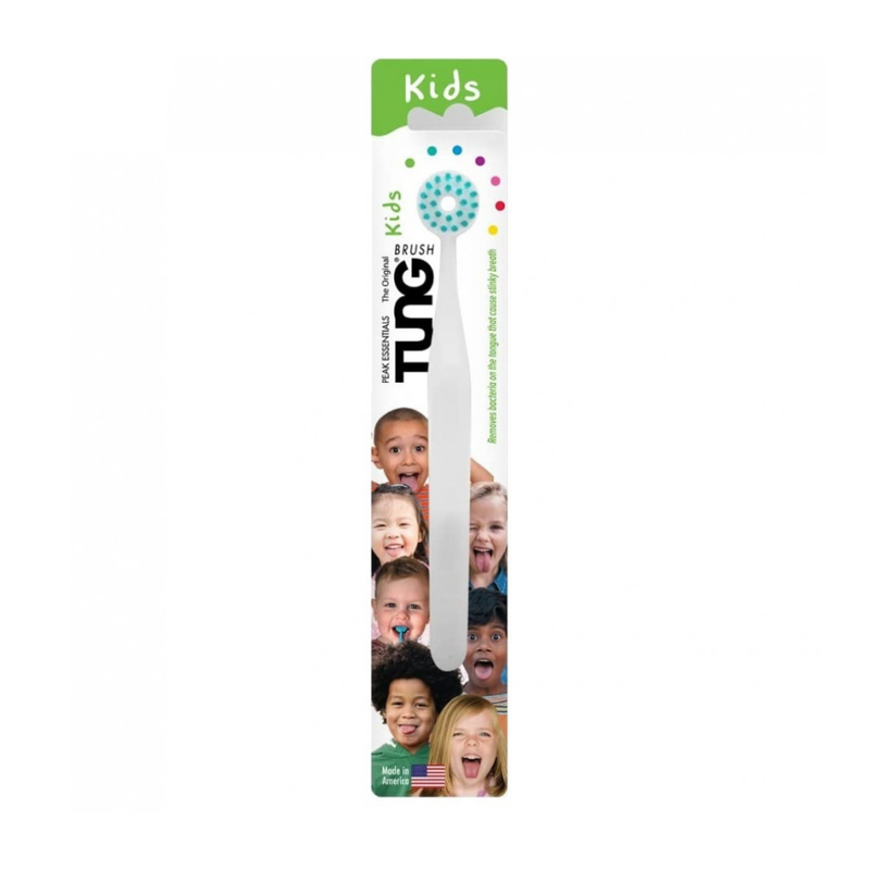 Tung Children's Tongue Brush, Soft Bristle, Oral Hygiene Tool