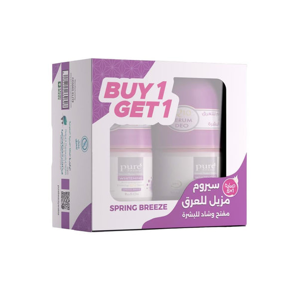 Roll On Deodorant For Ladies Spring Breeze Brightening Serum Pure Beauty 50ml