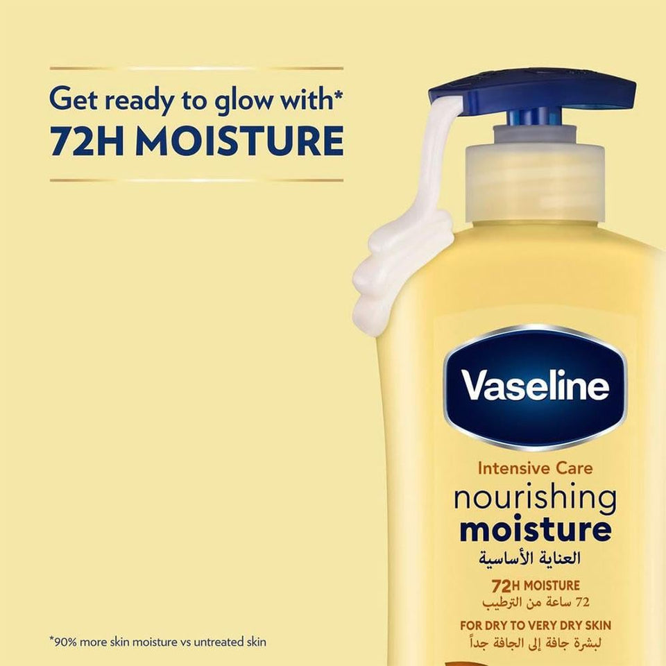 Vaseline Body Lotion Nourishing Moisture Dry Skin Hydration 400ml
