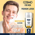 Cosmo Men's Shaving Cream with Glycerin for Sensitive Skin, 400ml