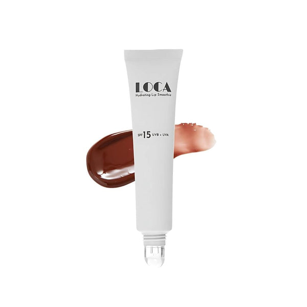 Loca Nourishing Lip Balm SPF 15 with Shea Butter and Peptides, Mocha Whip